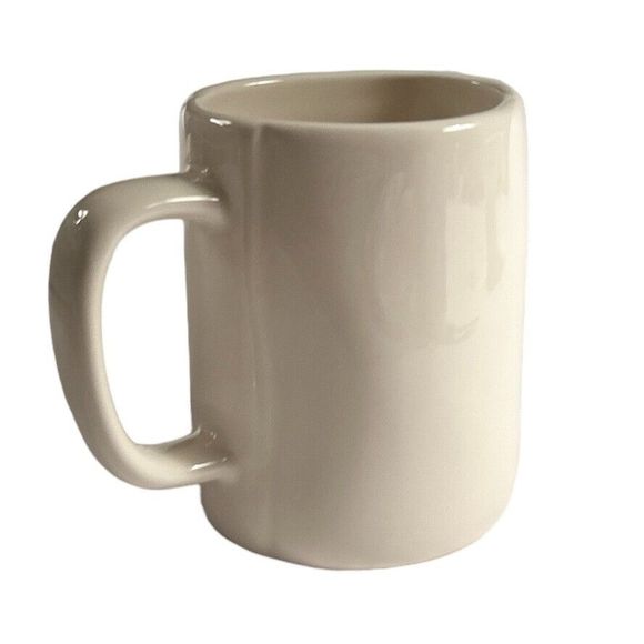 Rae Dunn by Magenta Artisan Collection 20 oz Red Letter PEACE Coffee Mug - Picture 4 of 6